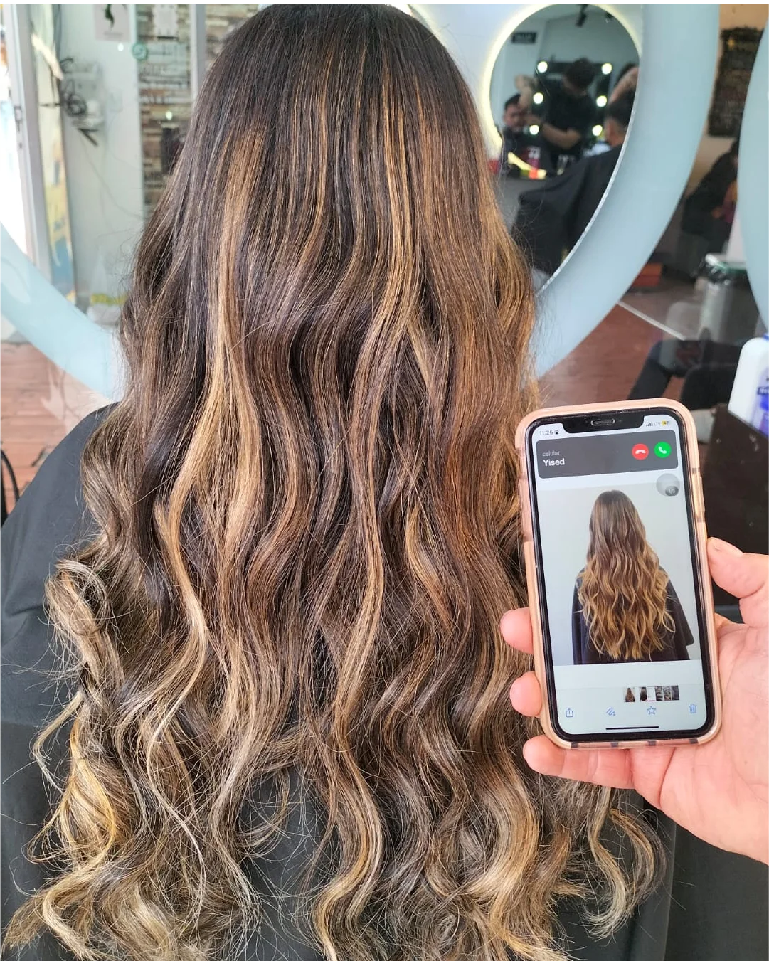 Resultado de color balayage Studio VF