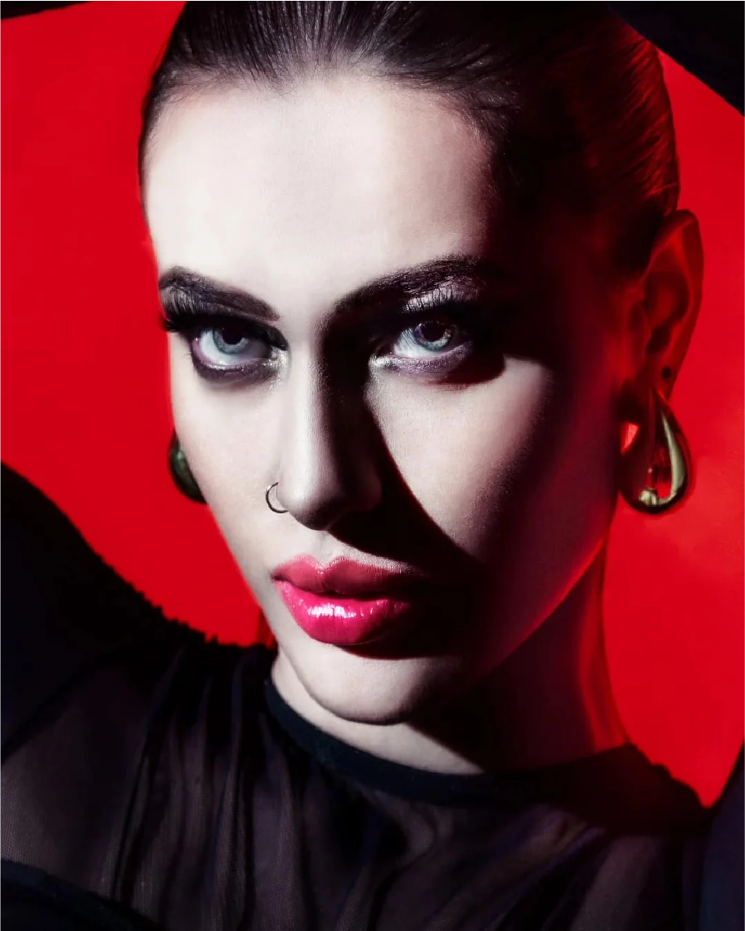 Maquillaje artistico modelo Bogota Studio VF